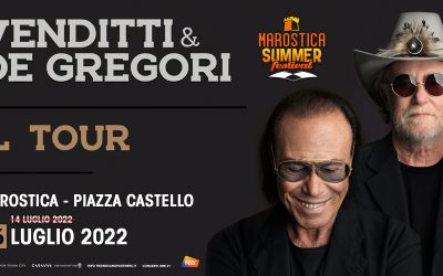 Posticipato al 26 luglio Venditti & De Gregori a Marostica